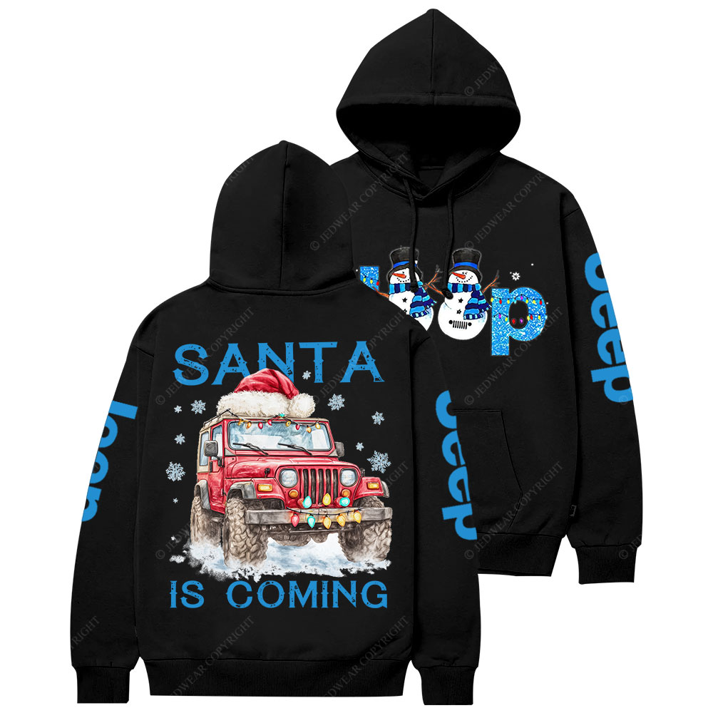 Santa Jp is Coming It is Snow Christmas Casual Hoodie