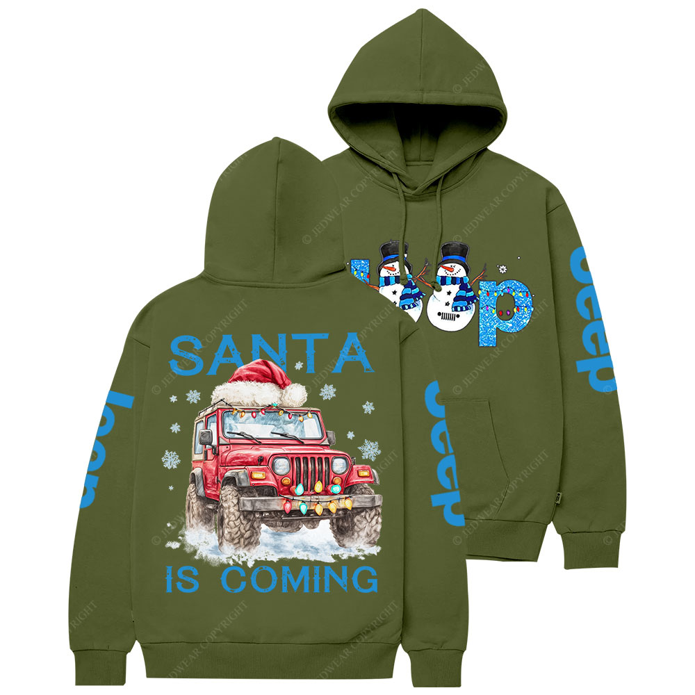 Santa Jp is Coming It is Snow Christmas Casual Hoodie