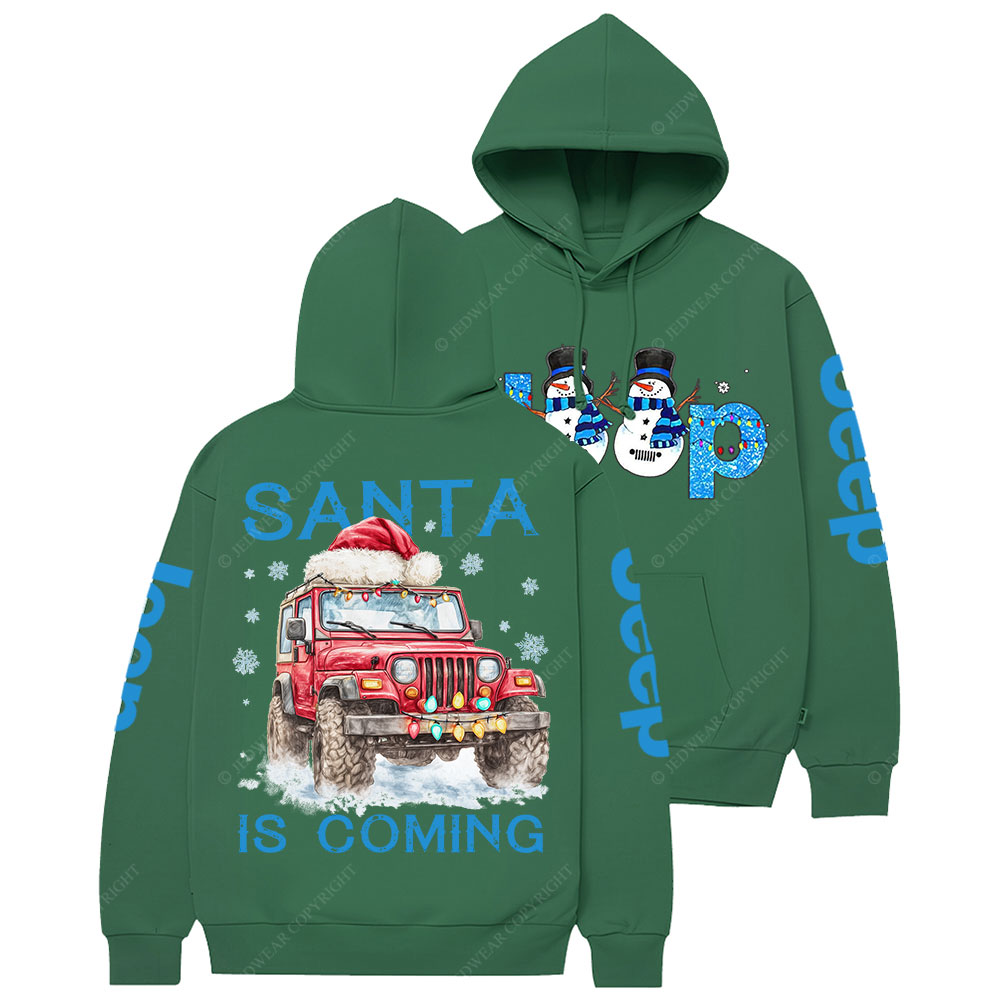 Santa Jp is Coming It is Snow Christmas Casual Hoodie