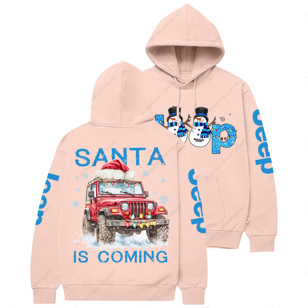Santa Jp is Coming It is Snow Christmas Casual Hoodie