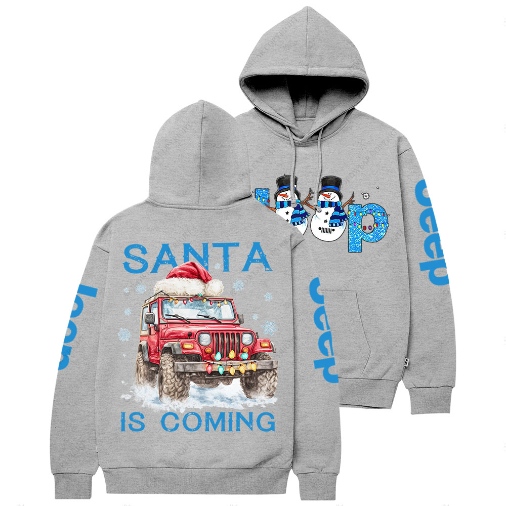 Santa Jp is Coming It is Snow Christmas Casual Hoodie