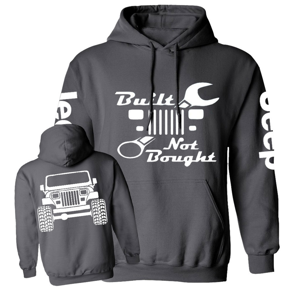 Built Not Bought YJ Jp Wrangler Jp Casual Hoodie
