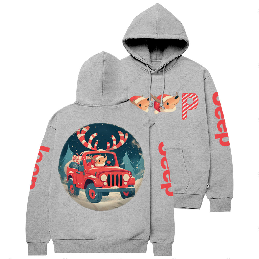 Christmas Reindeer Jp Sweet Casual Hoodie