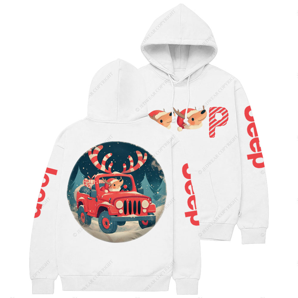 Christmas Reindeer Jp Sweet Casual Hoodie