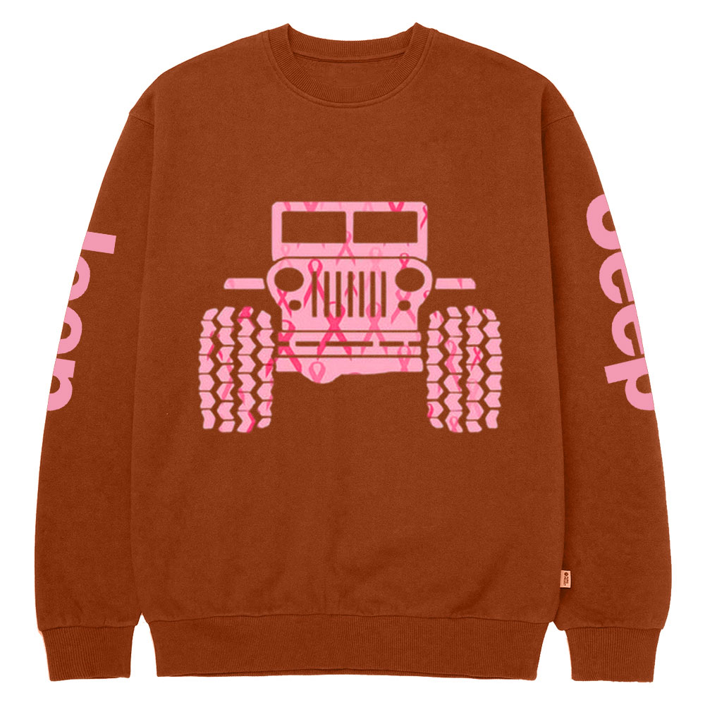 Jp Breast Cancer Awareness Crew Neck Sweatshirt