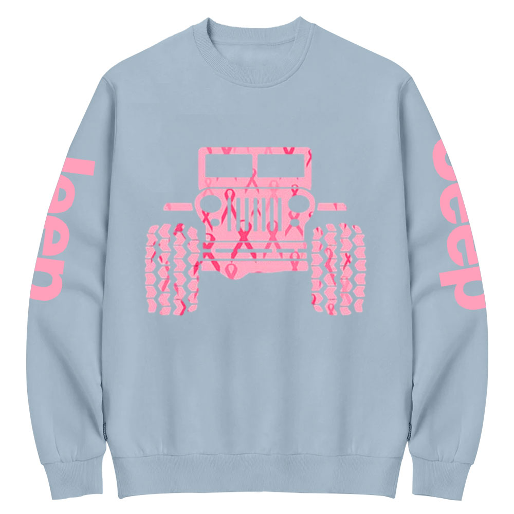 Jp Breast Cancer Awareness Crew Neck Sweatshirt