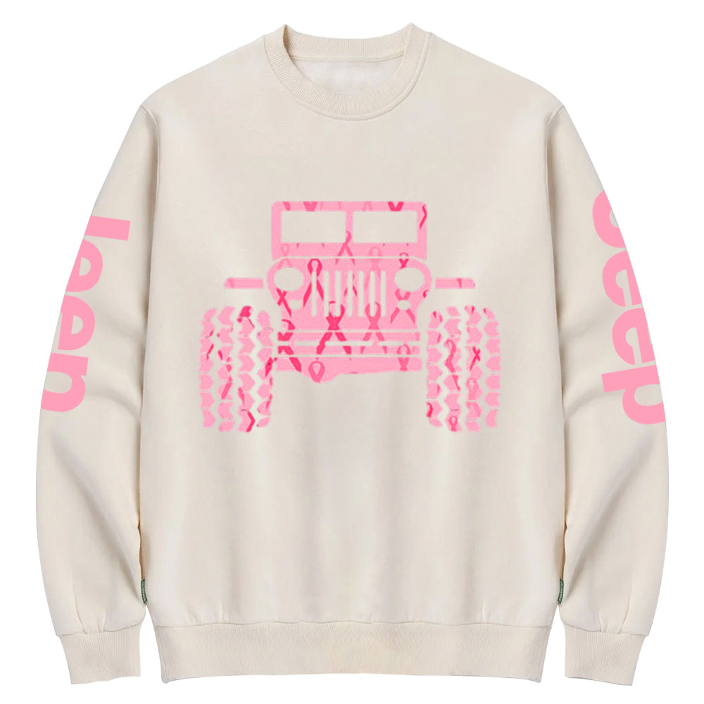 Jp Breast Cancer Awareness Crew Neck Sweatshirt