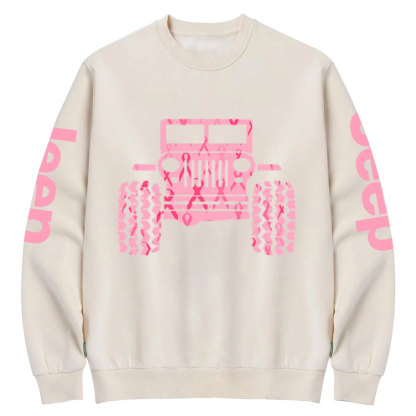 Jp Breast Cancer Awareness Crew Neck Sweatshirt