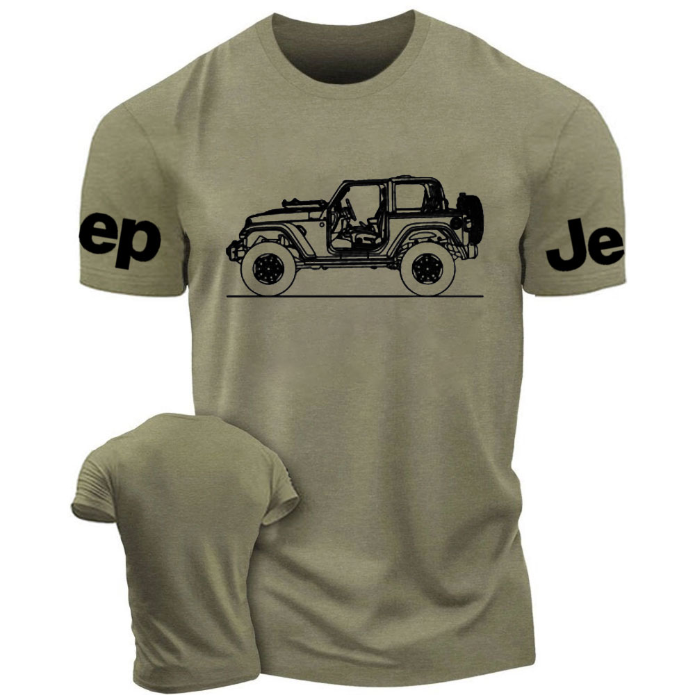 Jp Wrangler Rubicon JL Outline Jp T-Shirt