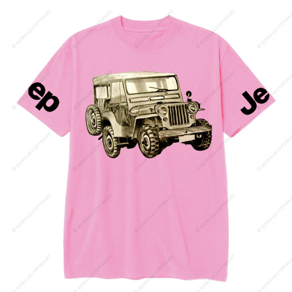 Hand-drawn Vintage Military  CJ5 Jp Lover T-Shirt
