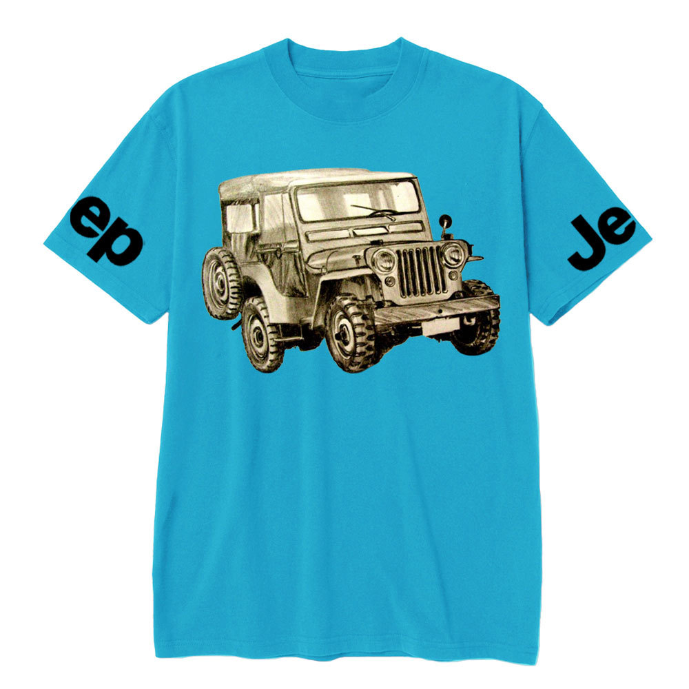 Hand-drawn Vintage Military  CJ5 Jp Lover T-Shirt