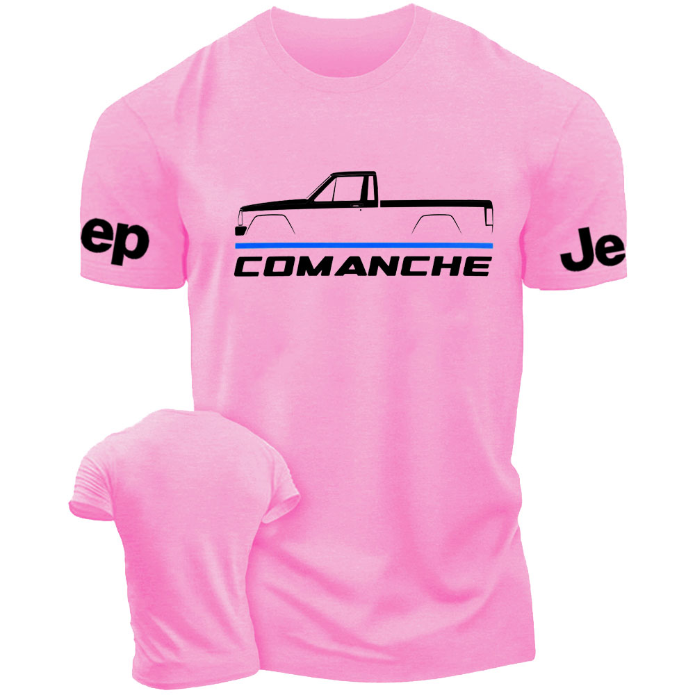 Jp Comanche 1986-1992 Car Enthusiast Thin Blue Line Police T-Shirt