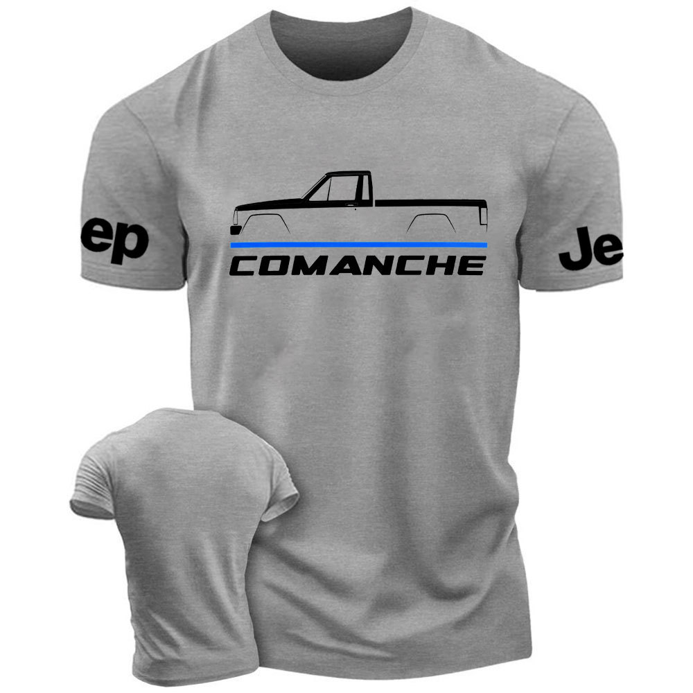 Jp Comanche 1986-1992 Car Enthusiast Thin Blue Line Police T-Shirt
