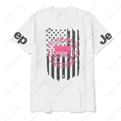 Breast Cancer Jp Follow Me and Find a cure Cance T-Shirt