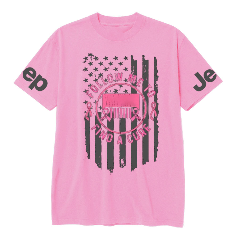 Breast Cancer Jp Follow Me and Find a cure Cance T-Shirt