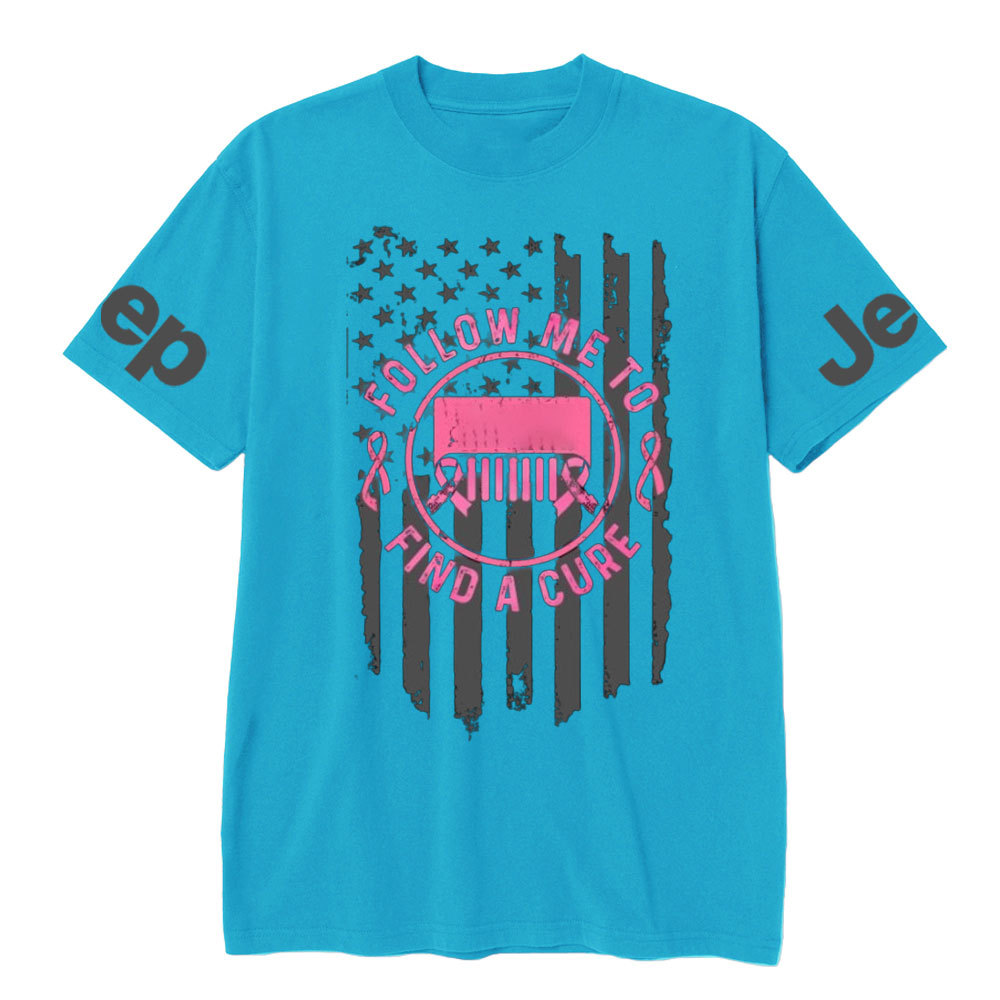 Breast Cancer Jp Follow Me and Find a cure Cance T-Shirt