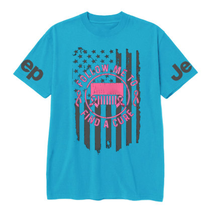 Breast Cancer Jp Follow Me and Find a cure Cance T-Shirt
