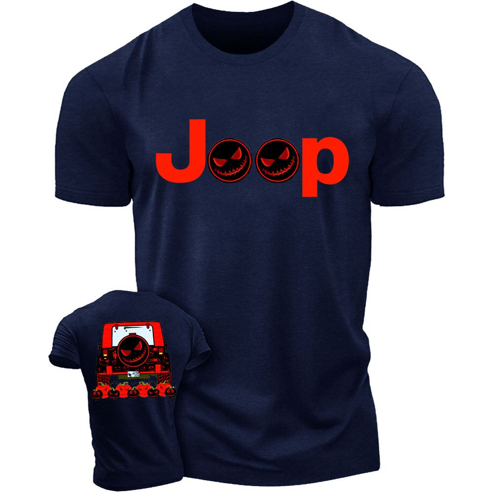 Halloween Evil Pumpkins Jp Double Printed T-Shirt