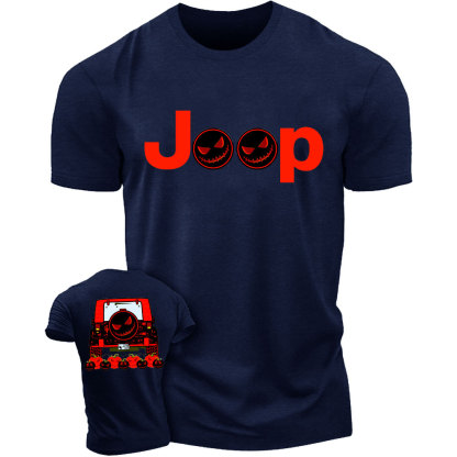 Halloween Evil Pumpkins Jp Double Printed T-Shirt