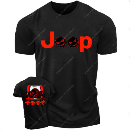 Halloween Evil Pumpkins Jp Double Printed T-Shirt
