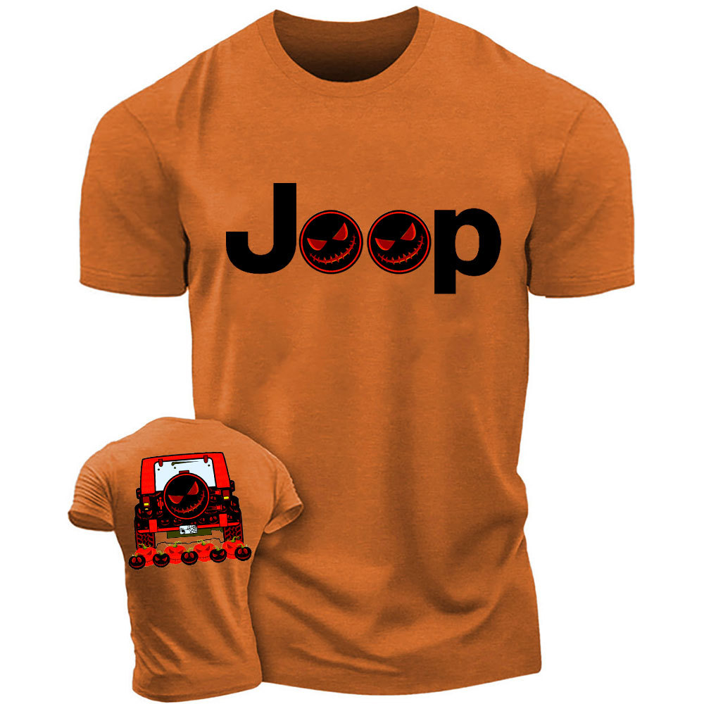 Halloween Evil Pumpkins Jp Double Printed T-Shirt