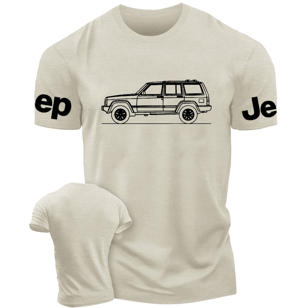 Jeep Cherokee XJ Outline Jp T-Shirt