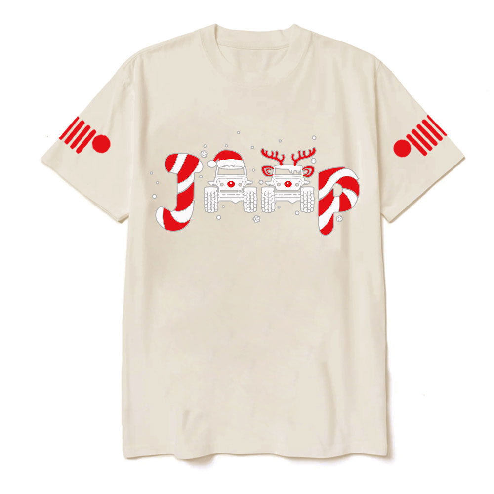 Jp Christmas Santa Claus Deer T-Shirt