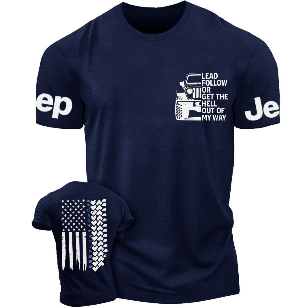 Custom American Offroad USA Flag With Name Jp T-Shirt