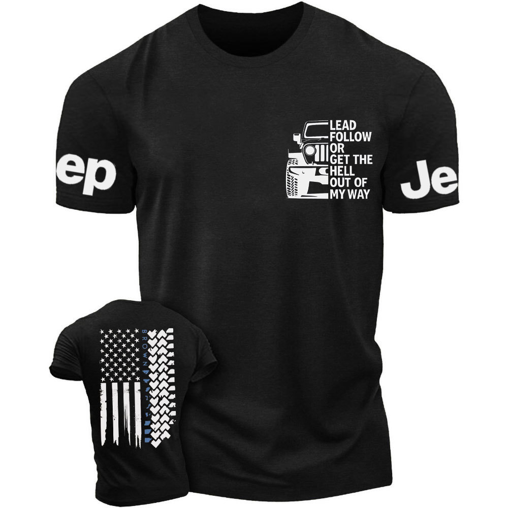 Custom American Offroad USA Flag With Name Jp T-Shirt