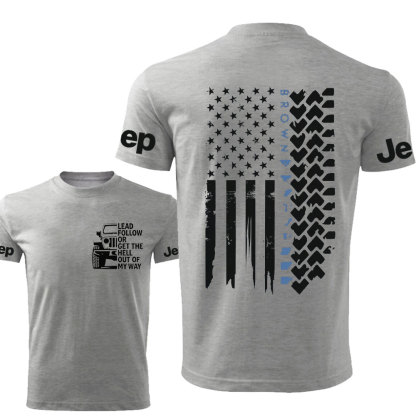 Custom American Offroad USA Flag With Name Jp T-Shirt