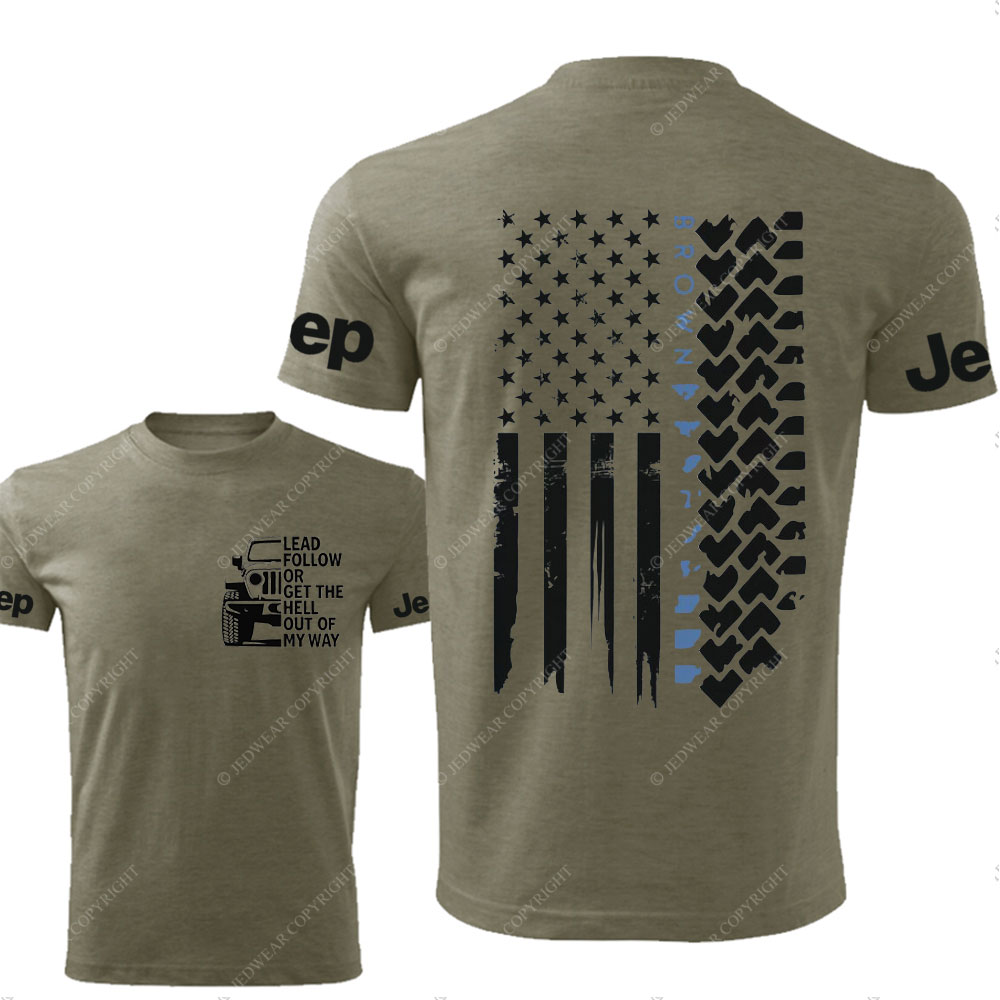 Custom American Offroad USA Flag With Name Jp T-Shirt