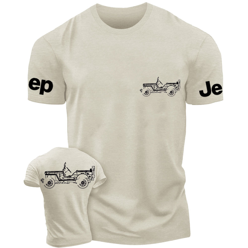 Jp Willys WWII 1941 - 1945 Jp Lover Double Printed T-Shirt