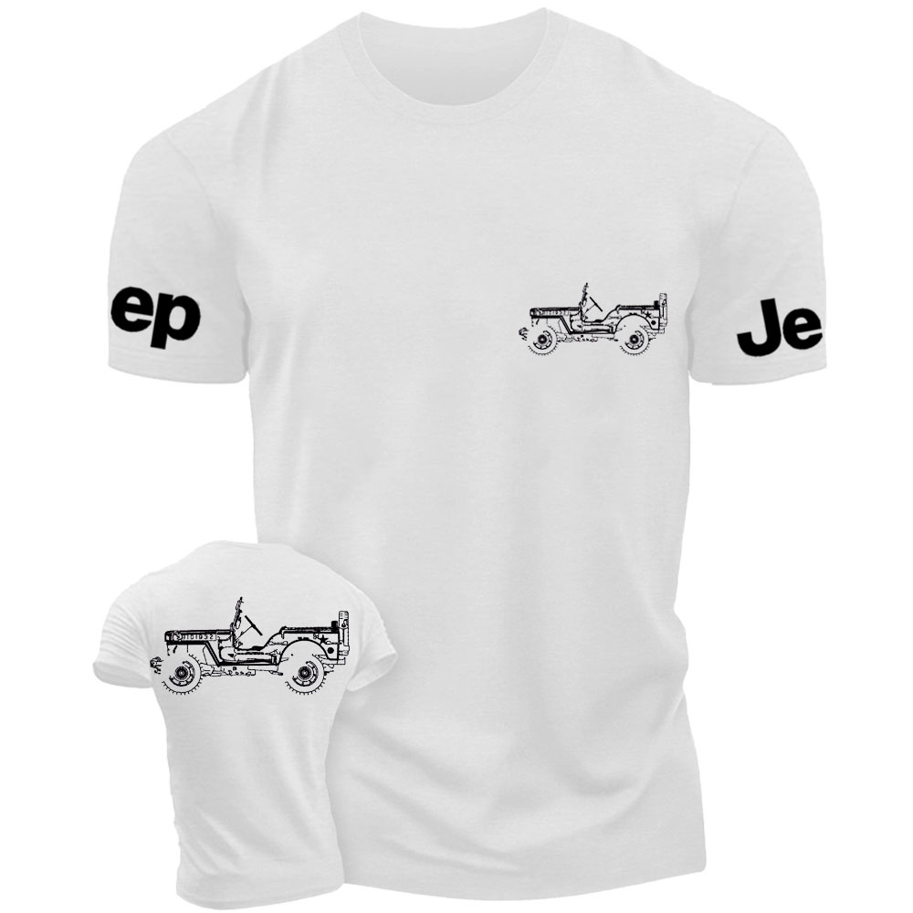 Jp Willys WWII 1941 - 1945 Jp Lover Double Printed T-Shirt