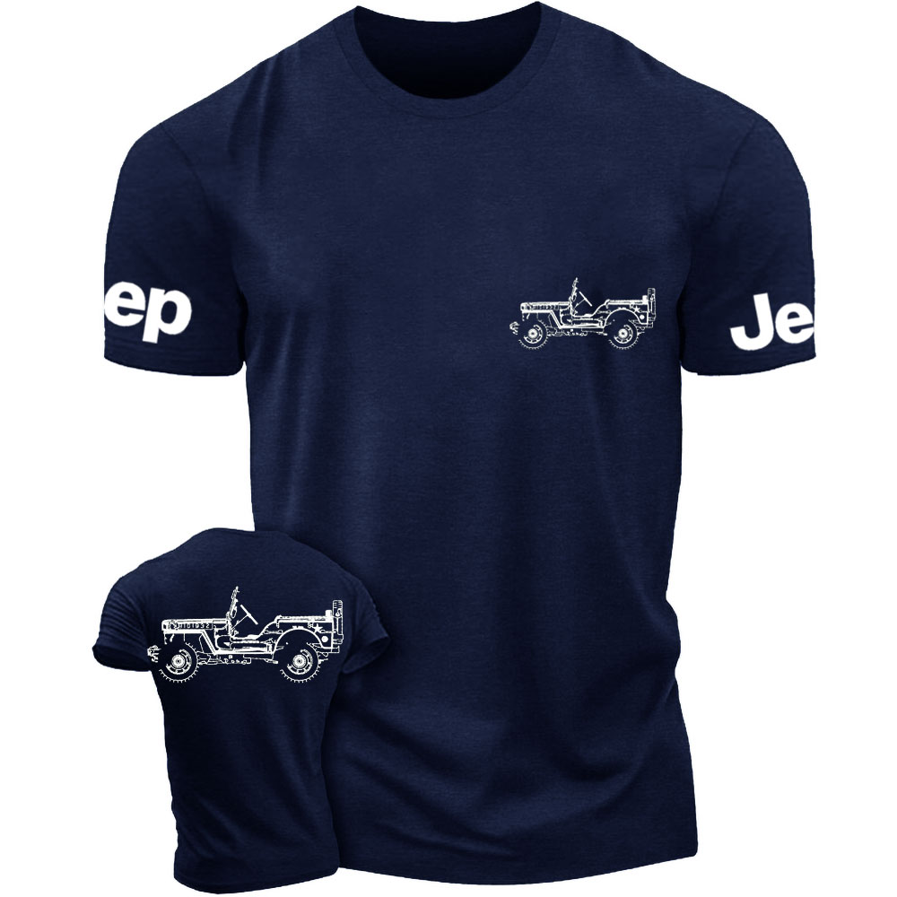 Jp Willys WWII 1941 - 1945 Jp Lover Double Printed T-Shirt