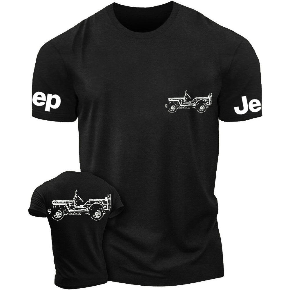Jp Willys WWII 1941 - 1945 Jp Lover Double Printed T-Shirt