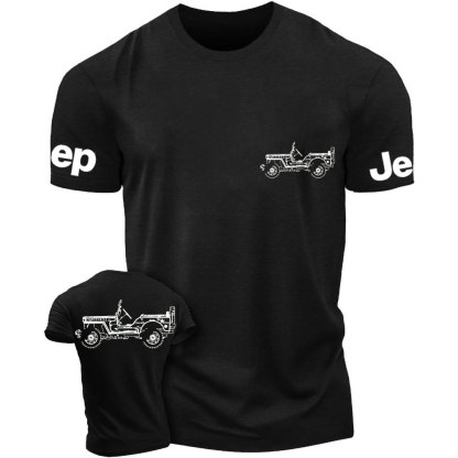 Jp Willys WWII 1941 - 1945 Jp Lover Double Printed T-Shirt