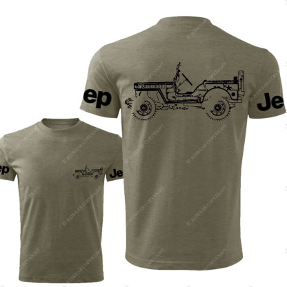 Jp Willys WWII 1941 - 1945 Jp Lover Double Printed T-Shirt