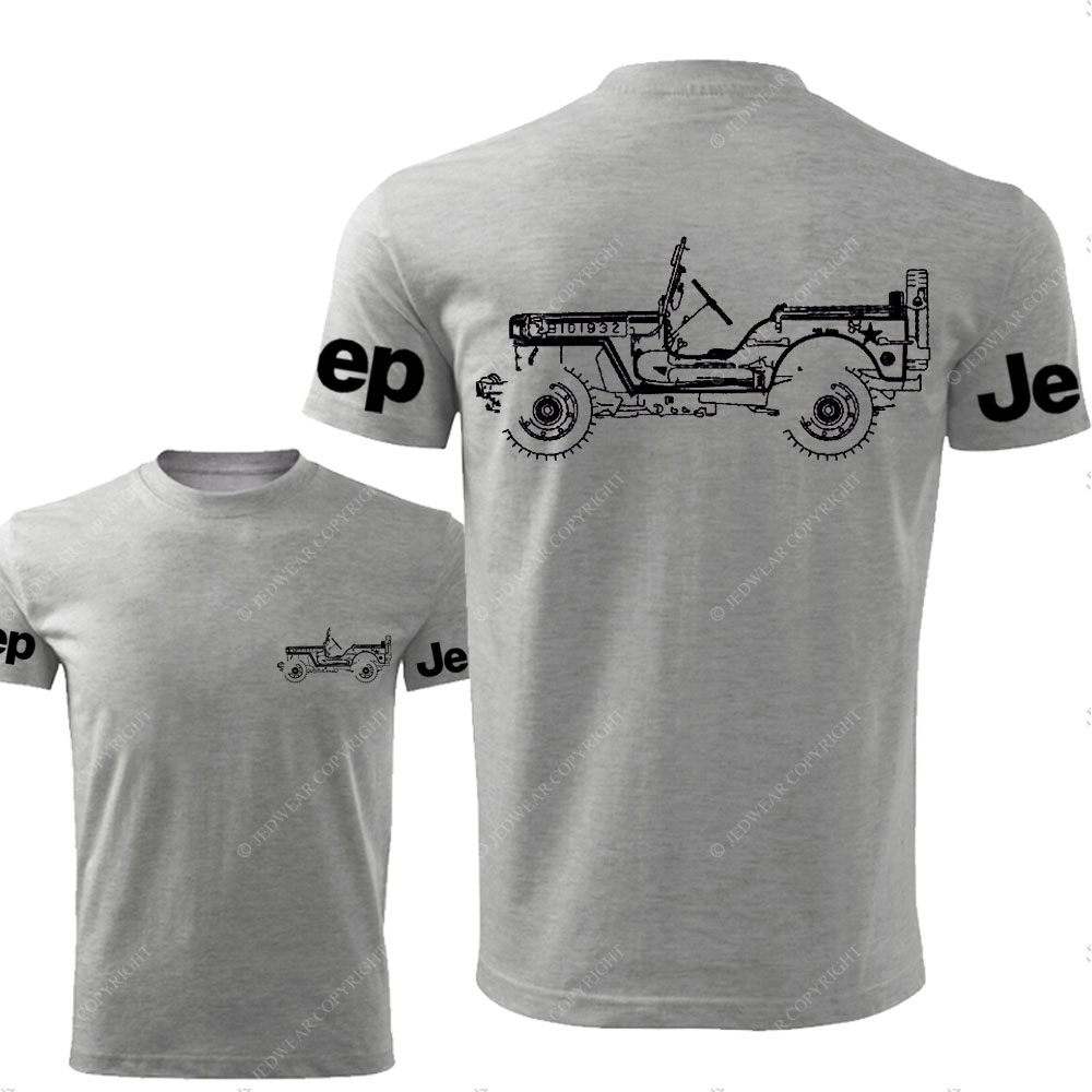 Jp Willys WWII 1941 - 1945 Jp Lover Double Printed T-Shirt