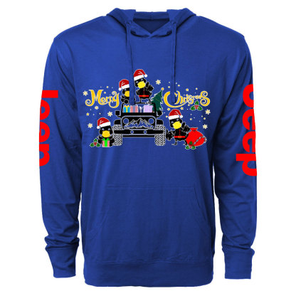 Duck Duck Christmas Truck Jp Oversized Lightweight Hoodie