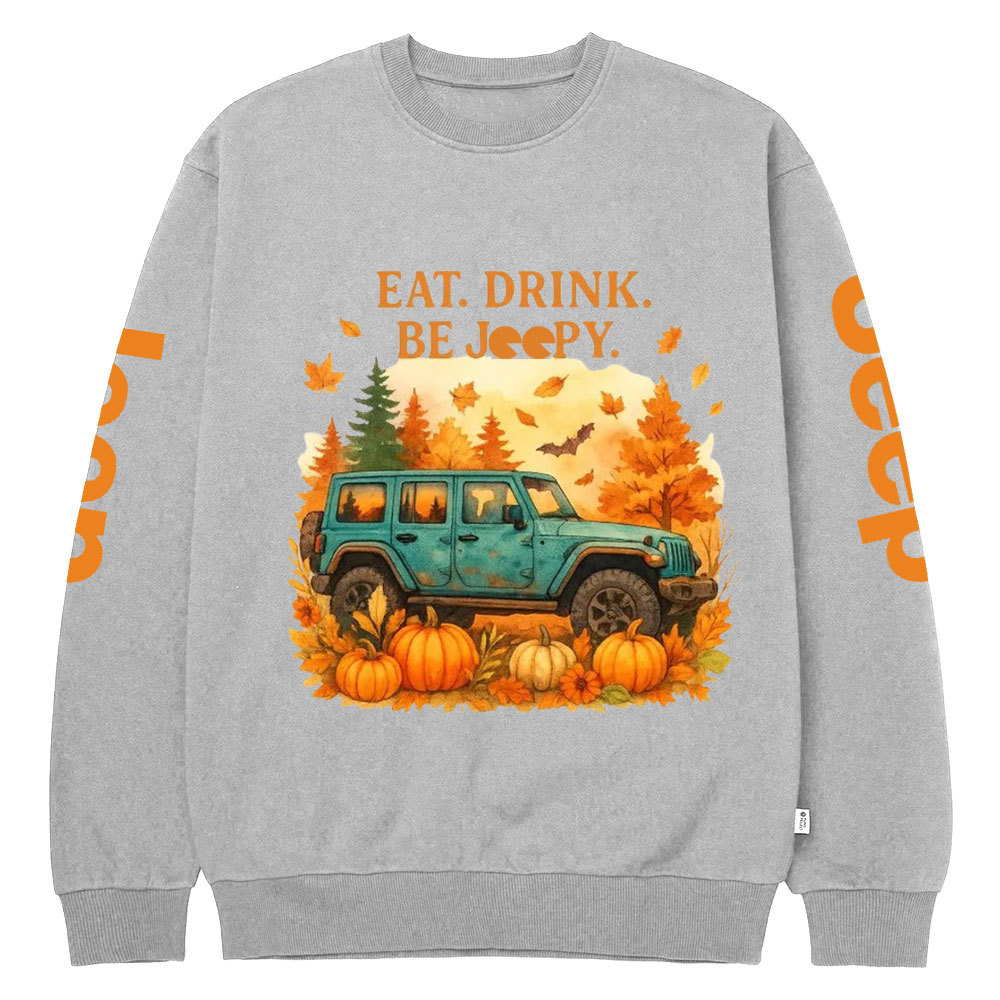 Eat Drink Be Jpy Fall Crew Neck Sweatshirt