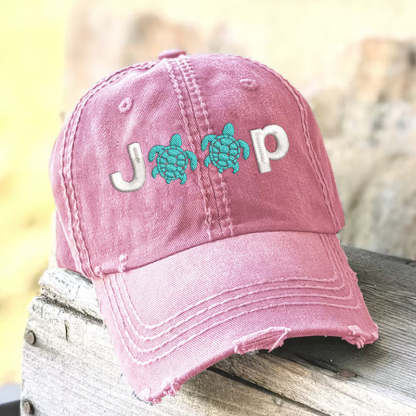 Sea Turtle Jeep Beach Life Baseball Cap Jeep Lover