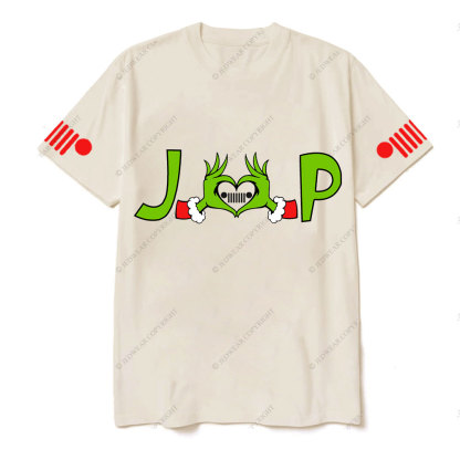 Merry Grinchmas Grinch Jp Heart T-Shirt