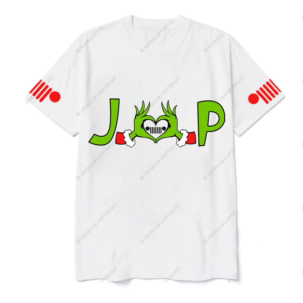 Merry Grinchmas Grinch Jp Heart T-Shirt