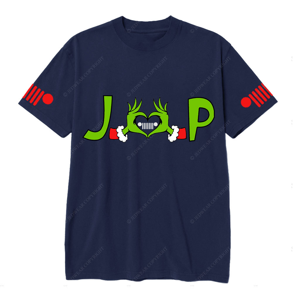 Merry Grinchmas Grinch Jp Heart T-Shirt