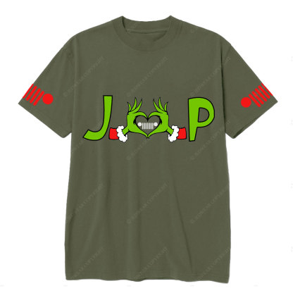 Merry Grinchmas Grinch Jp Heart T-Shirt