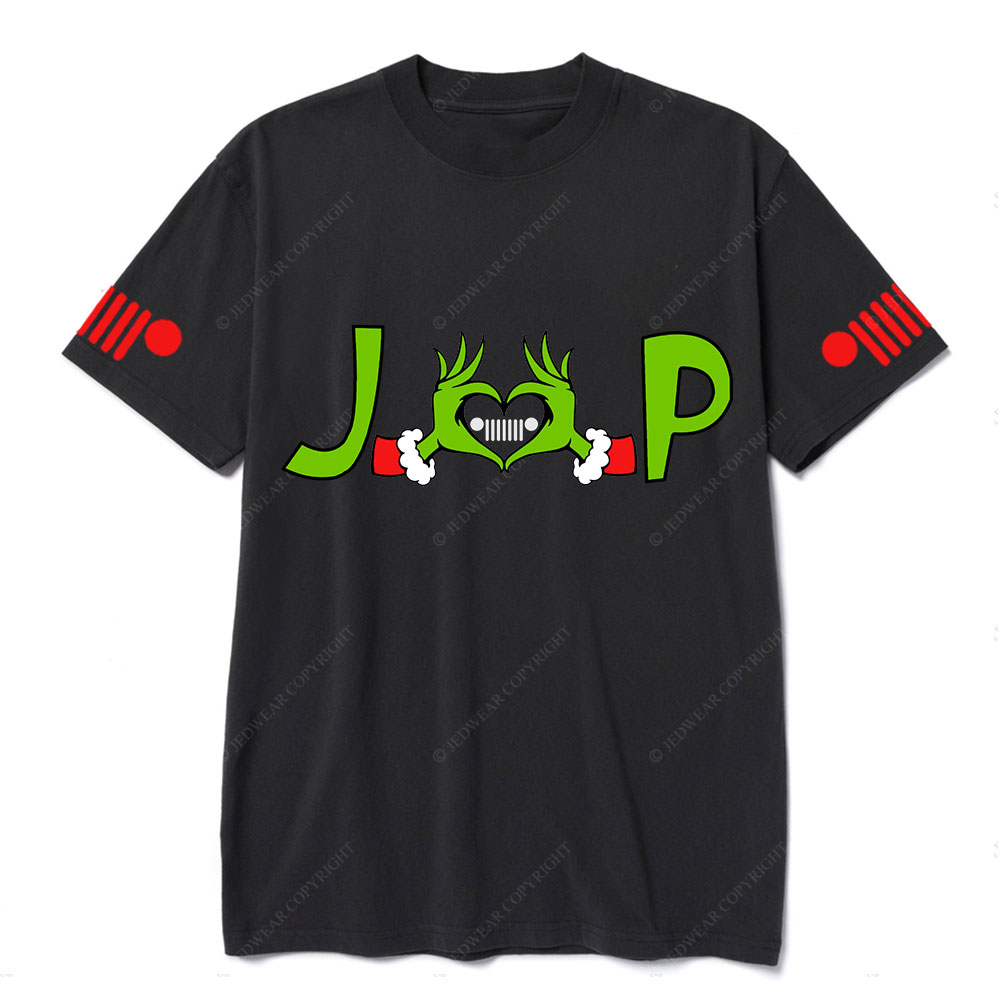 Merry Grinchmas Grinch Jp Heart T-Shirt