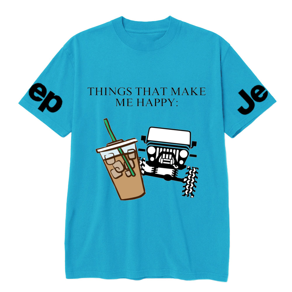 Coffee and Jp Make Me Happy T-Shirt