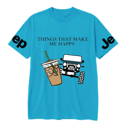 Coffee and Jp Make Me Happy T-Shirt