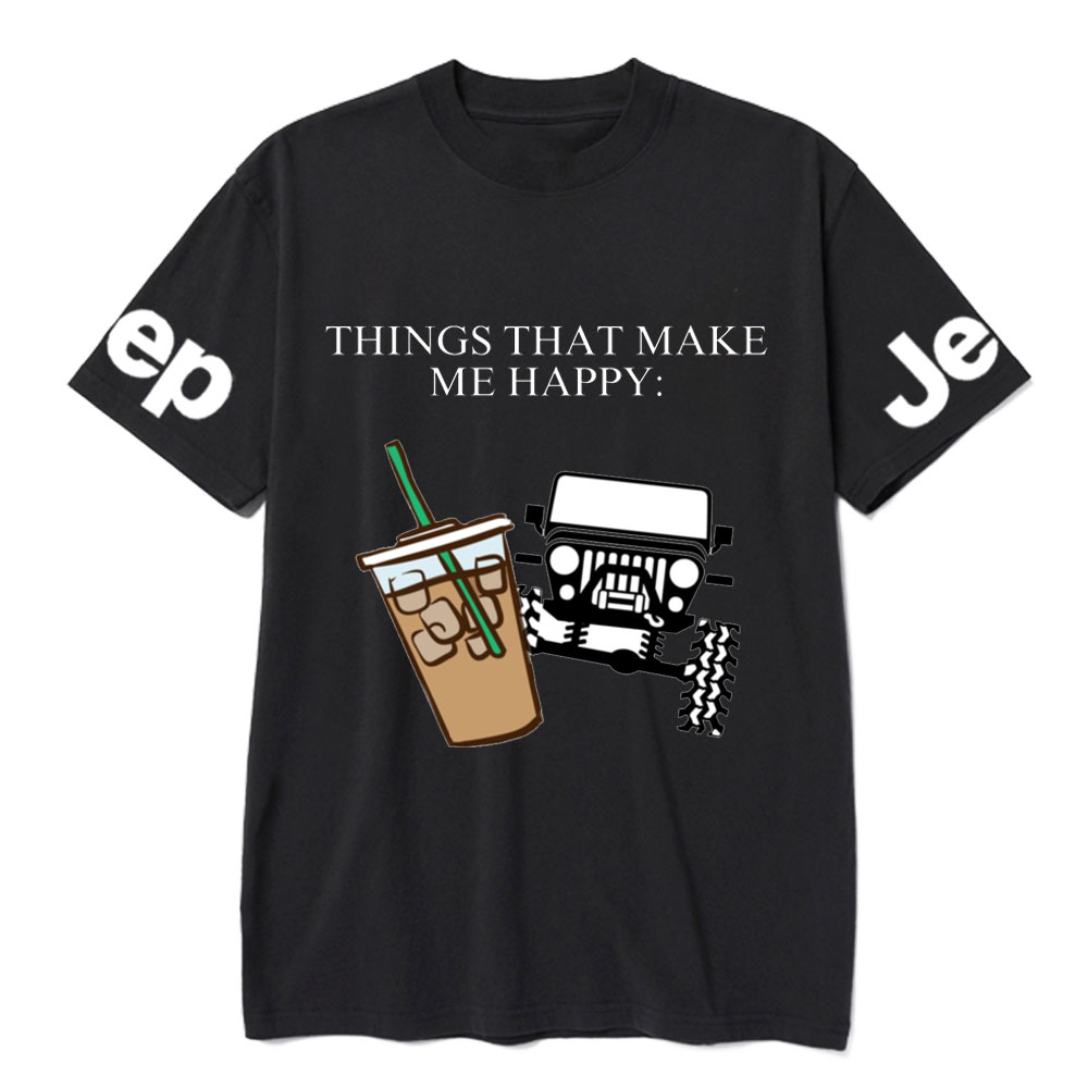 Coffee and Jp Make Me Happy T-Shirt
