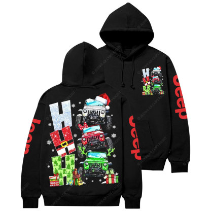 Ho Ho Ho Xmas Jp Christmas Casual Hoodie